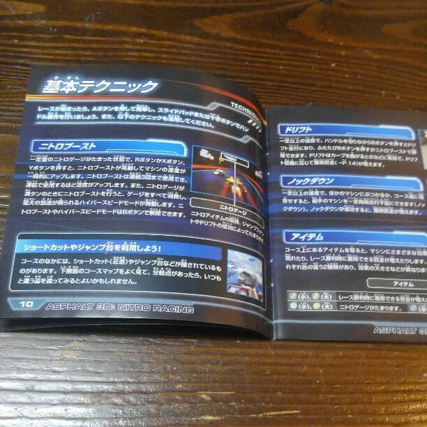 ニトロレーシング3DS ASPHALT 3D： NITRO RACING