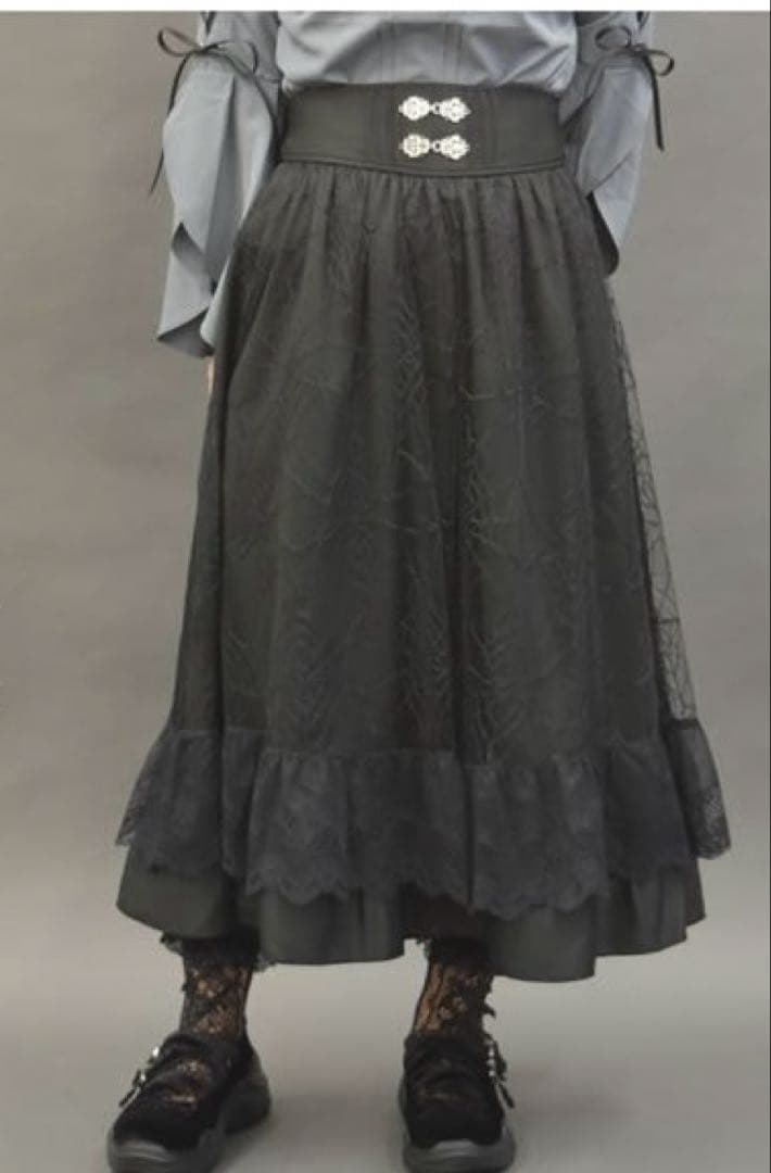 【axes femme POETIQUE】ダークロマンス　ロングスカート　新品