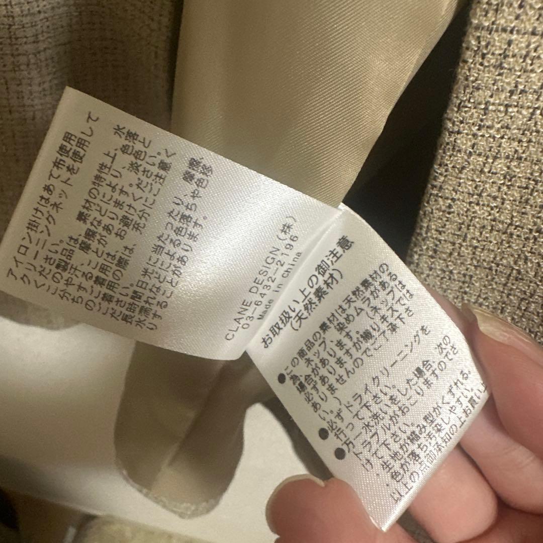 CLANE BOW TIE ARRANGE JACKET クラネ ジャケット