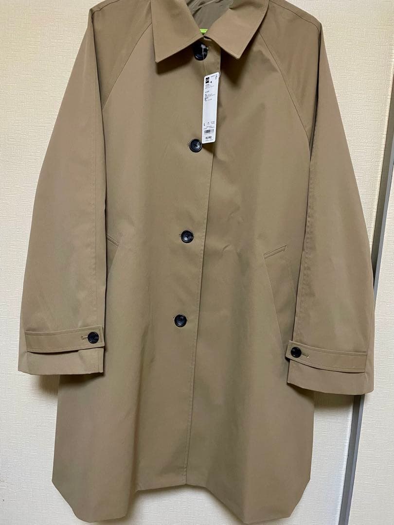 【新品】タグ付GU バルマカーンAラインハーフコート　L