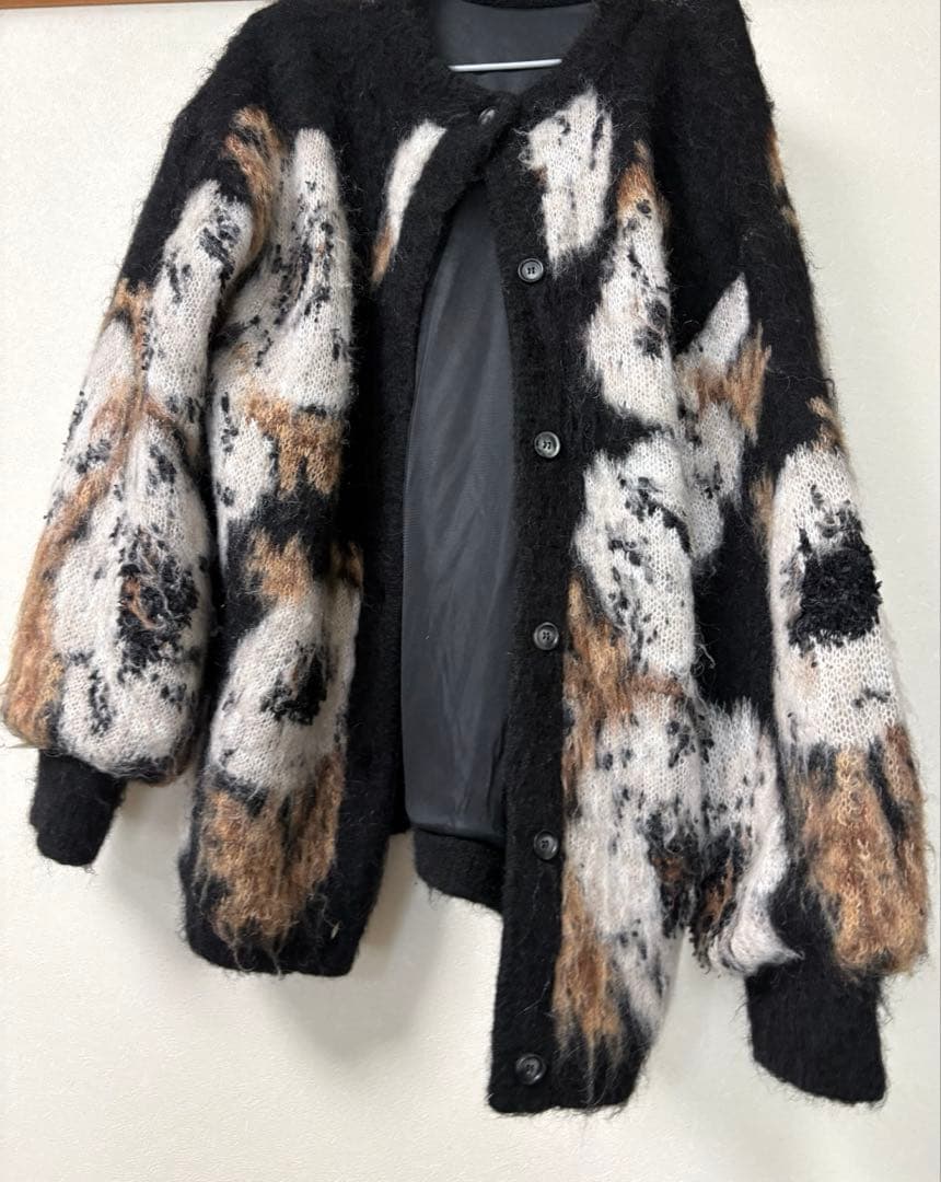 トップス AMERI VERONICA JACQUARD KNIT CARDIGAN