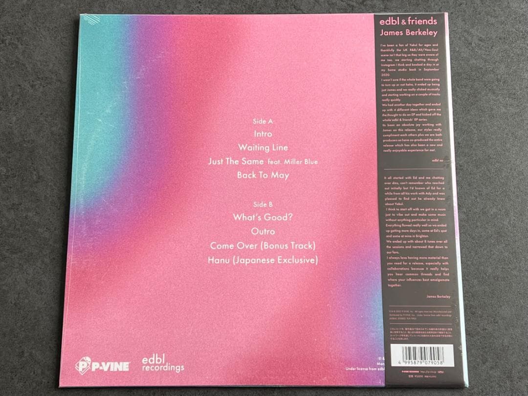 edbl & friends - James Berkeley レコード, LP