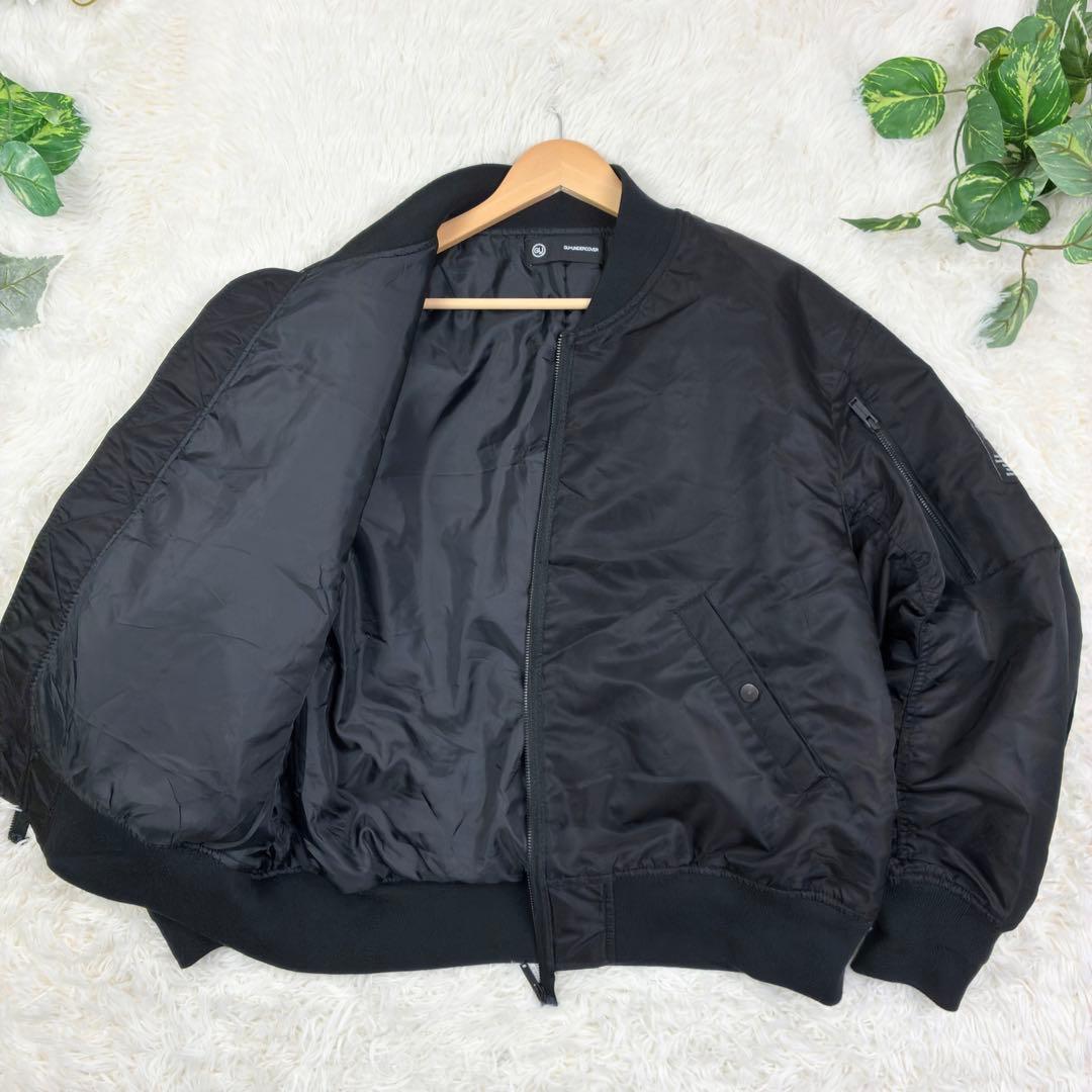 【完売品美品】GU×UNDERCOVER　MA-1　限定　コラボ　洗える　黒　L
