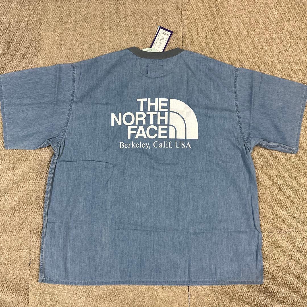 【nanamica直営店別注】ノースフェイスパープルレーベルTシャツ