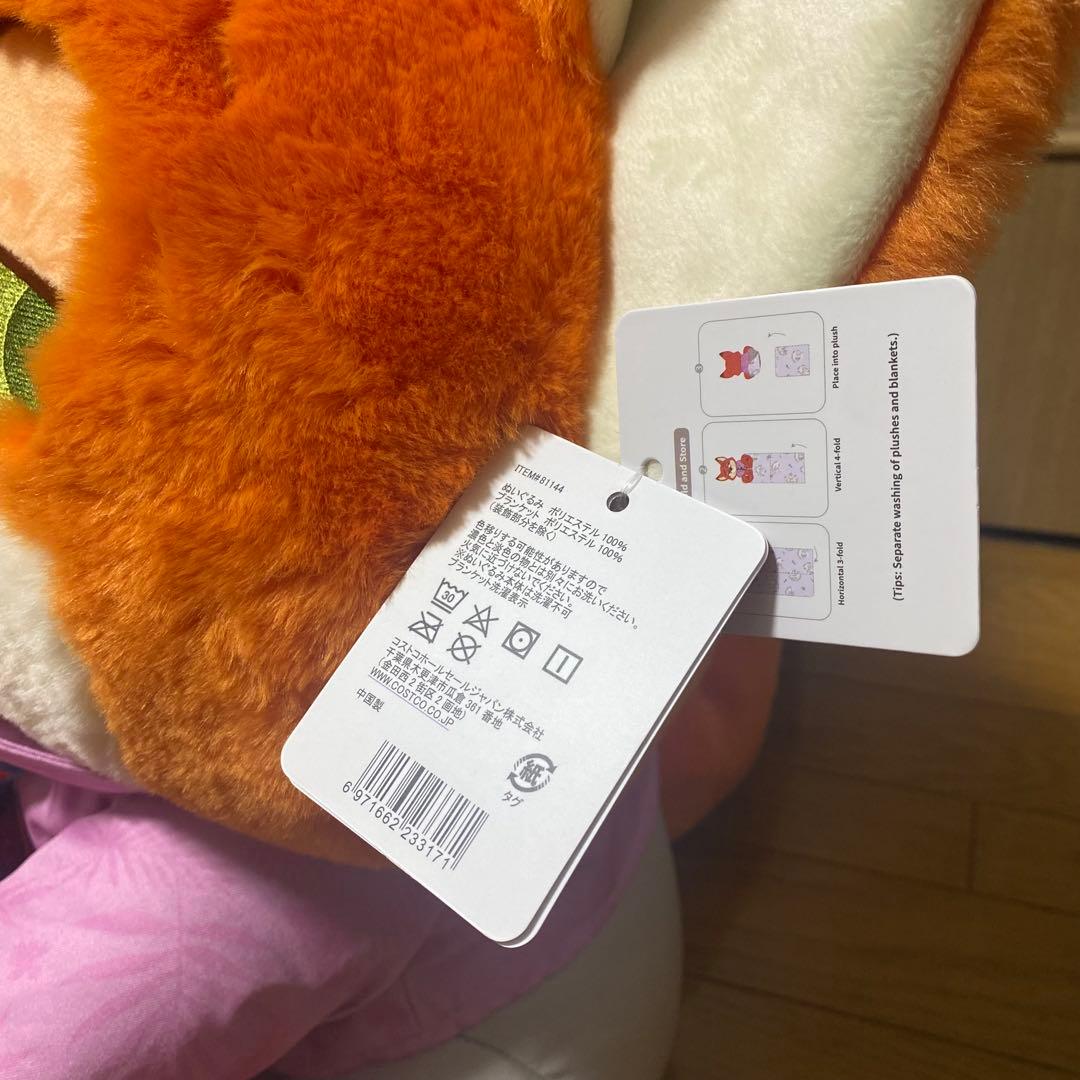 【新品】コストコ ディズニー ぬいぐるみ ズートピア2 ニック クロウハウザー