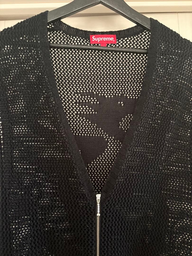 トップス 23SS Supreme Dragon Zip Up Sweater Vest