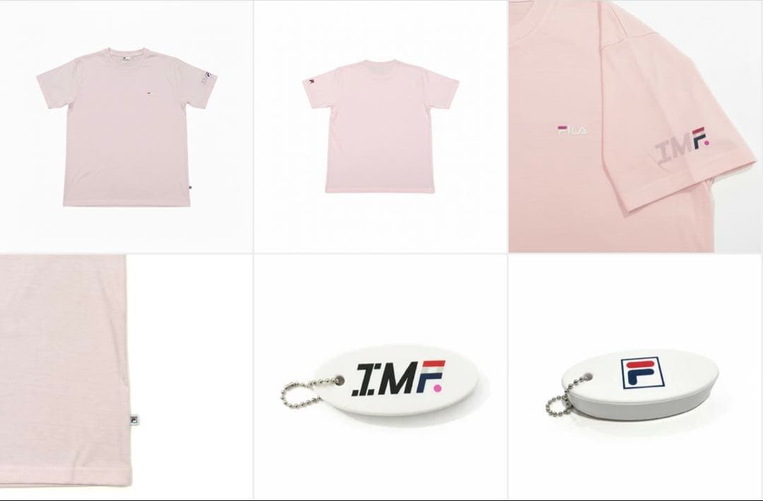 IMP. FILA コラボ　Tシャツ　ピンク