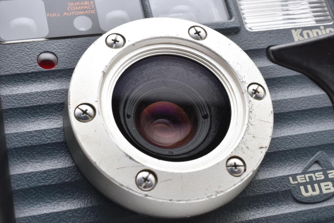 【動作良好】Konica フィルムカメラ 現場監督 LENS 28 WB