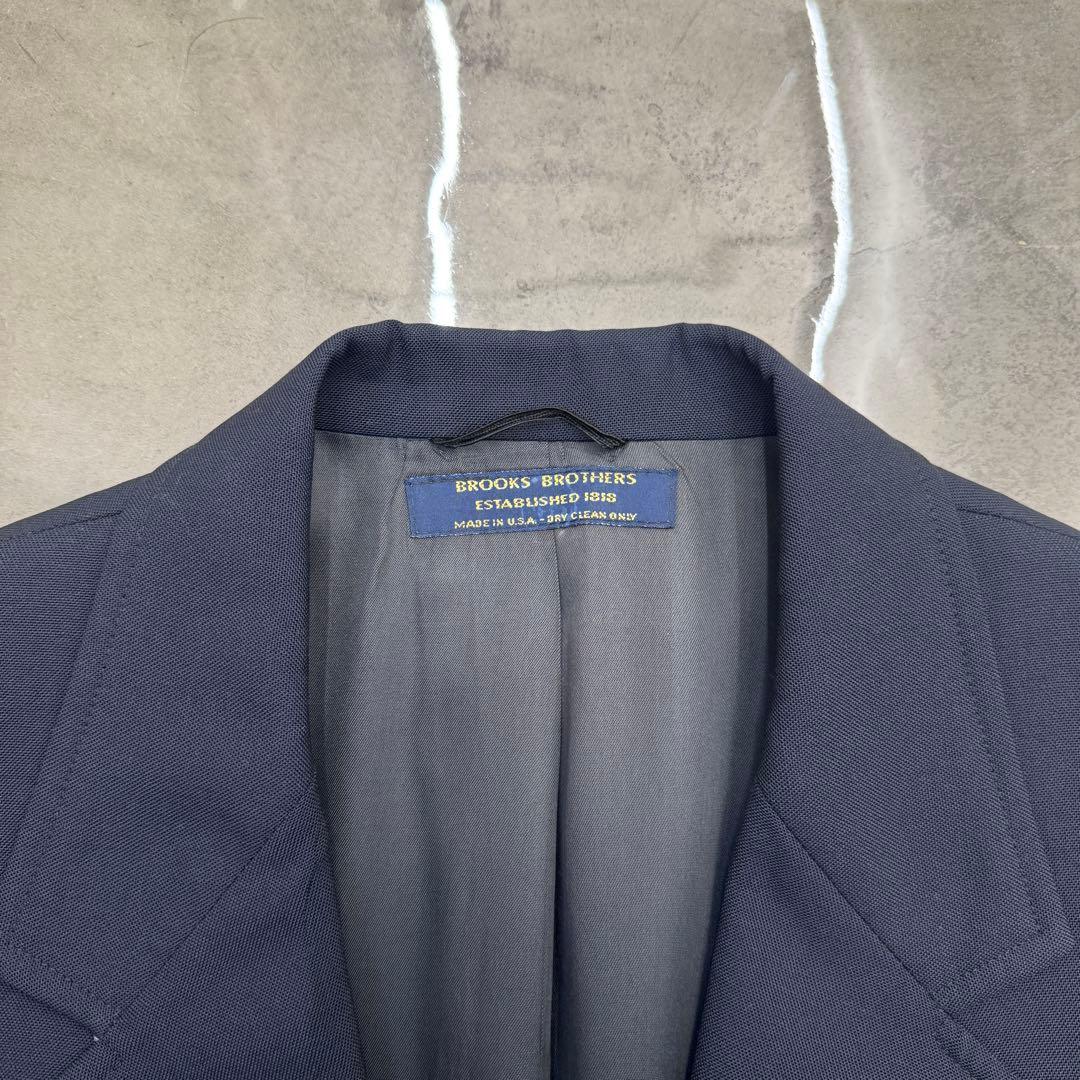 80s BROOKS BROTHERS 紺ブレ テーラード 古着 USA 製