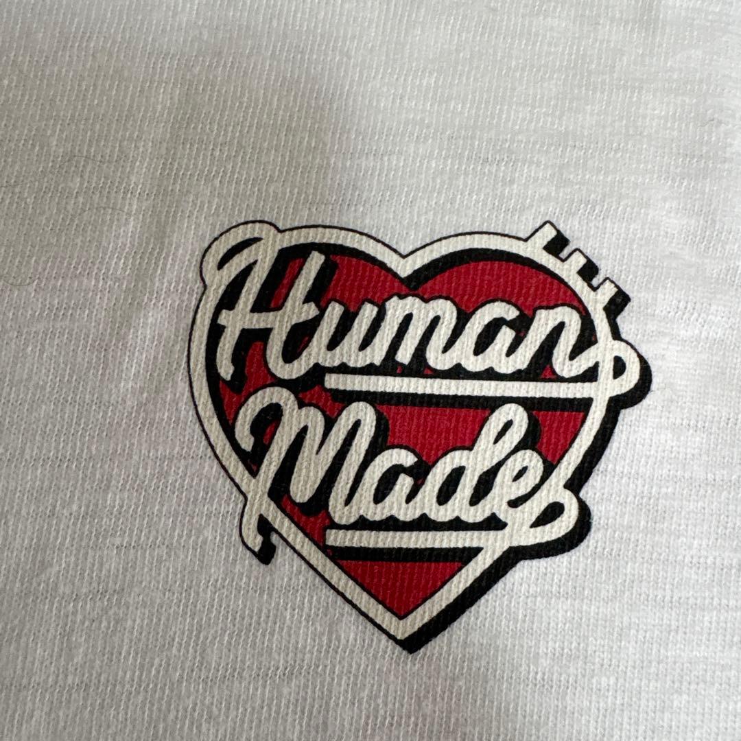 Human Made ハートロゴ Tシャツ ホワイト　HM29TE005 XXL