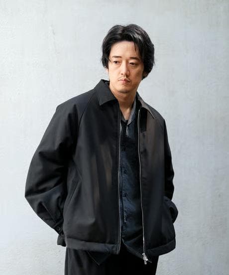 MBハイエンド尾州ウール クラシックパデッドドリズラージャケット Mサイズ