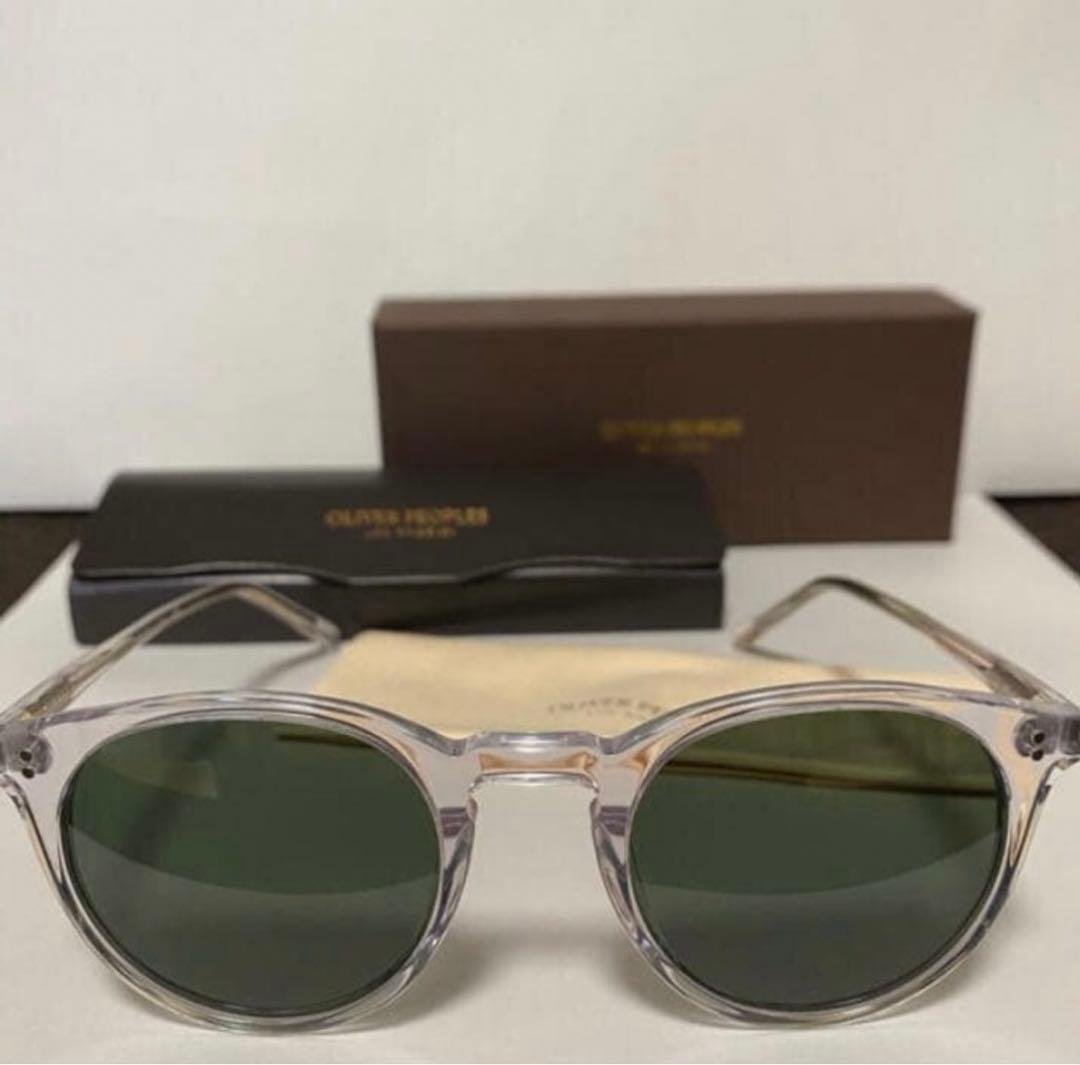 OliverPeoples#クリア×ダークグリーンBTS着用サングラス#ケース付