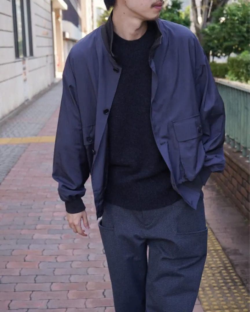 ジャケット・アウター YOKE 25AW Silk Nylon Driving Blouson 3