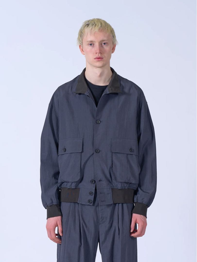 ジャケット・アウター YOKE 25AW Silk Nylon Driving Blouson 3