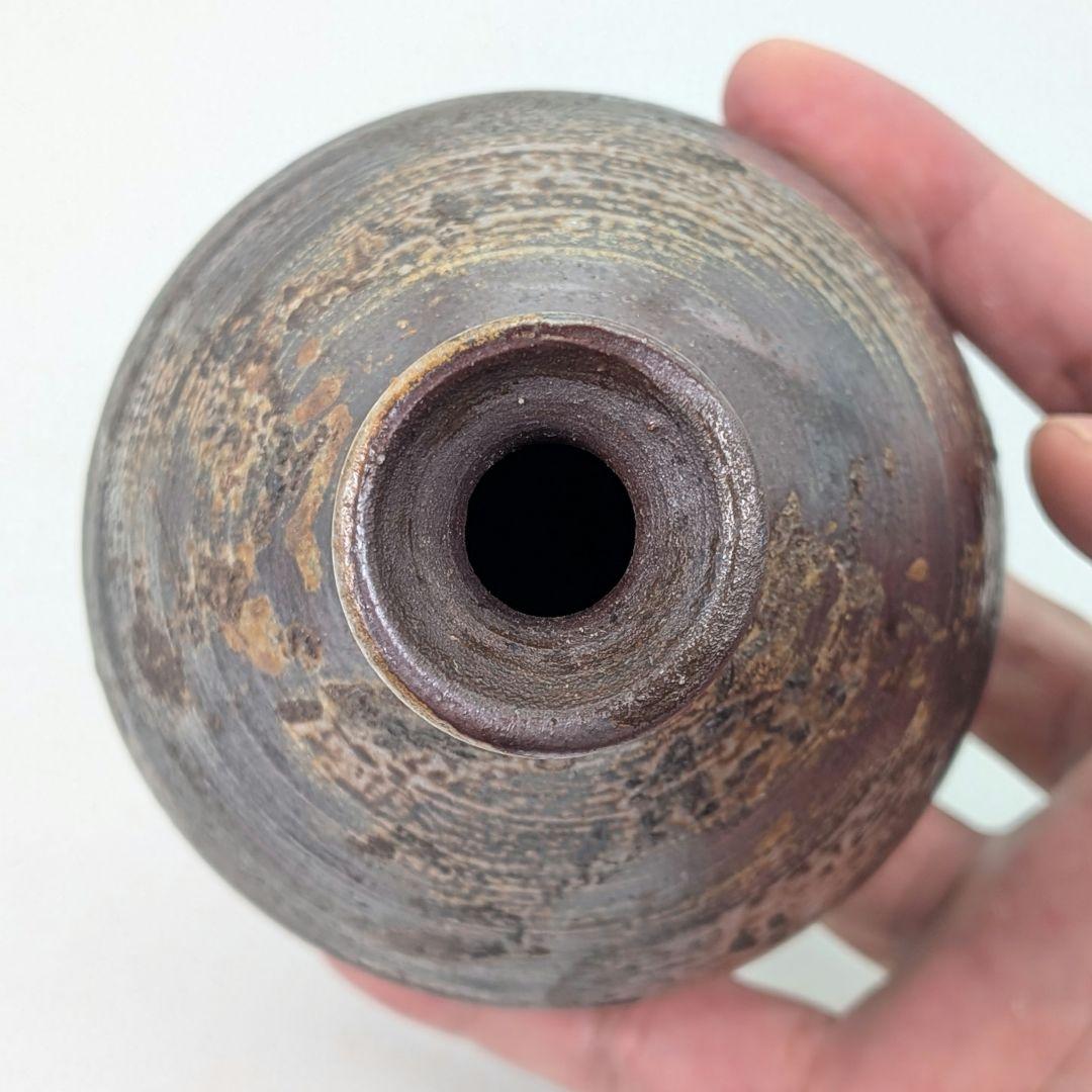 備前市無形文化財 柴岡正志（三代目 柴岡香山） 備前焼 徳利 共箱 酒器 食器