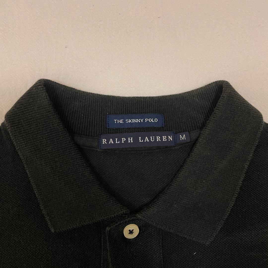 ラルフローレン ビッグポニー THE SKINNY POLO黒 レディースM