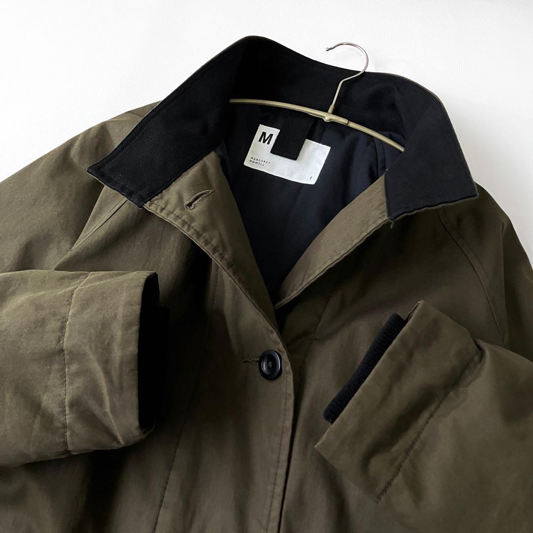MHL マーガレットハウエル 定価７万 中綿モッズコート スタンドカラー カーキ