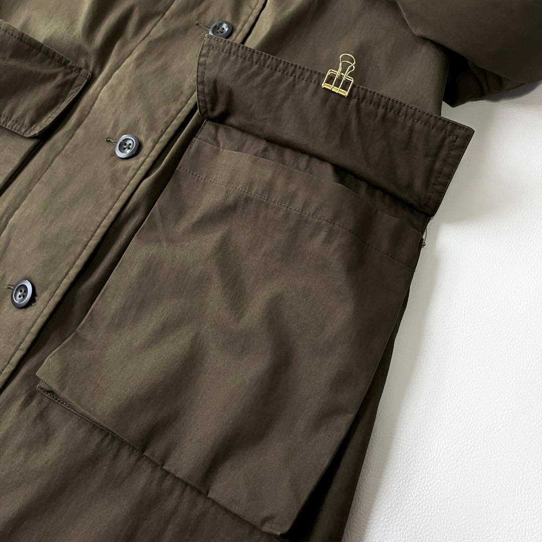 MHL マーガレットハウエル 定価７万 中綿モッズコート スタンドカラー カーキ