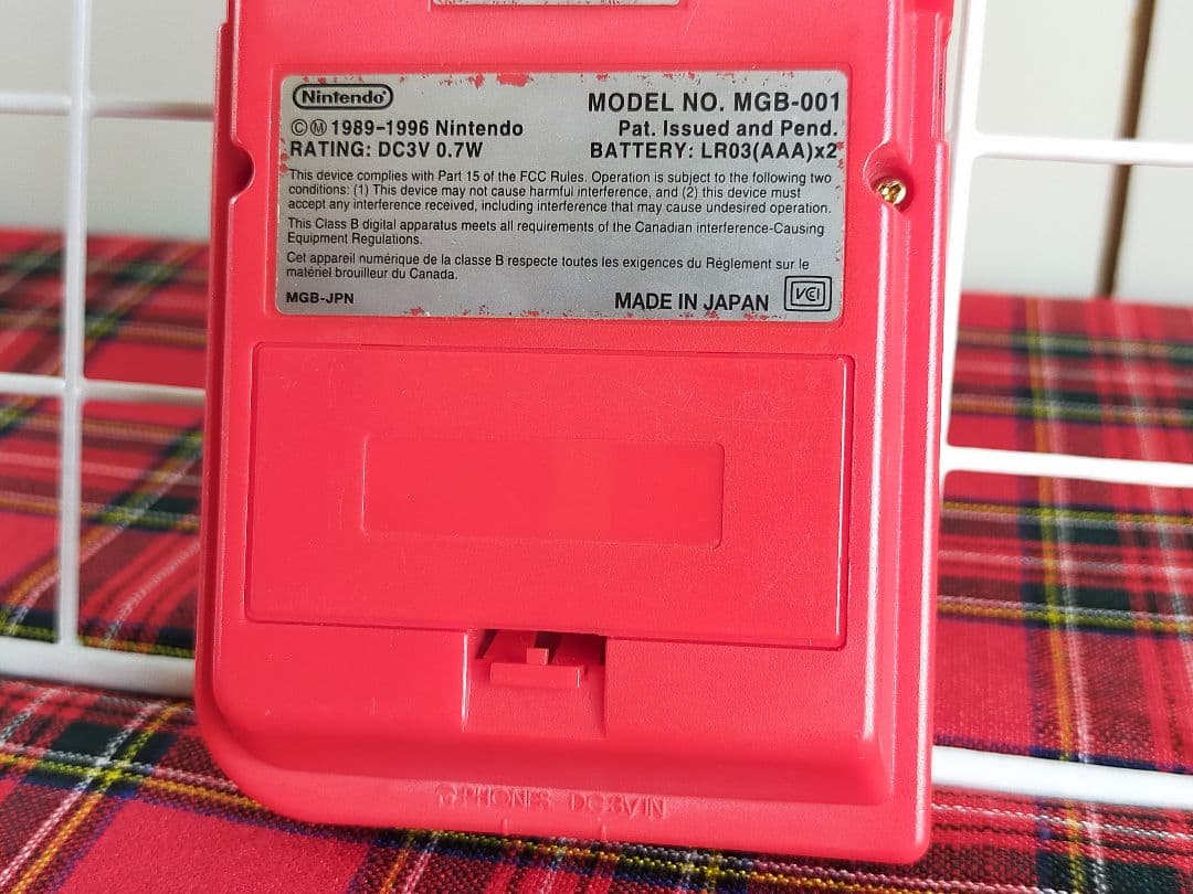 ゲームボーイ　本体　USED　赤　ジャンク品