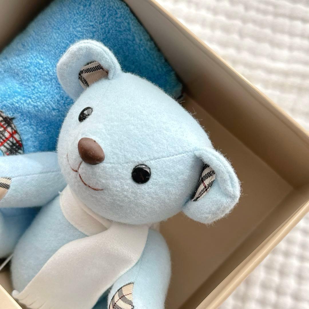 【新品 未使用】 BURBERRY バーバリー クマ ぬいぐるみ タオル セット