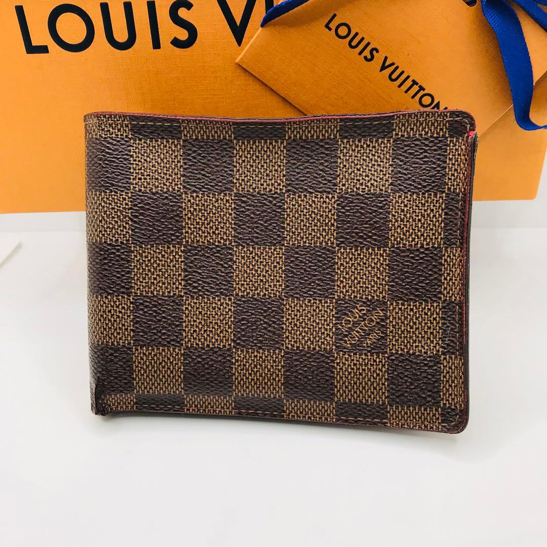 ルイヴィトン✨ ダミエ エベヌ ポルトフォイユ・フロリン 二つ折り財布 茶