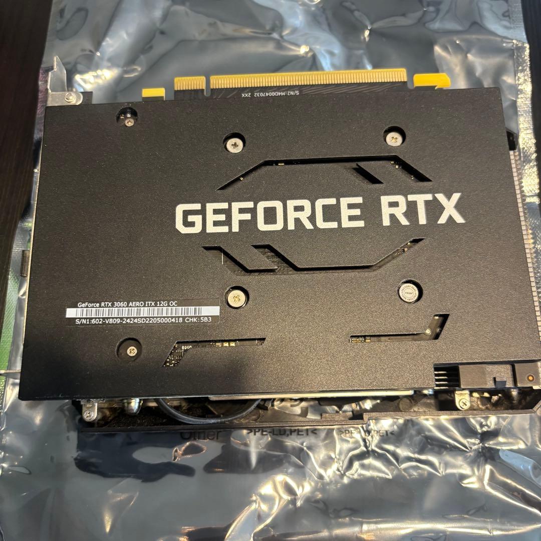グラフィックボード・グラボ・ビデオカード MSI GeForce RTX 3060 AERO ITX 12G OC