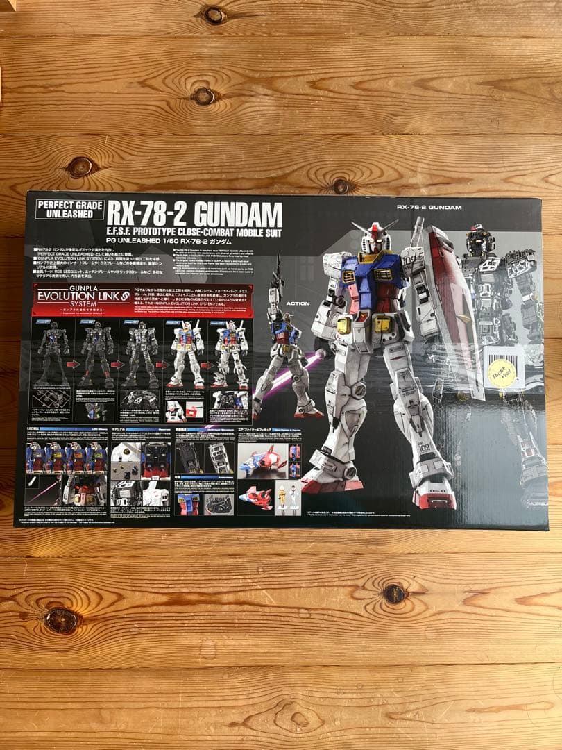 PG UNLEASHED 1/60 RX-78-2 ガンダム　未組立