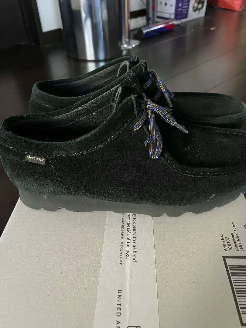 CLARKS ワラビー　黒　ゴアテックス　26.5cm