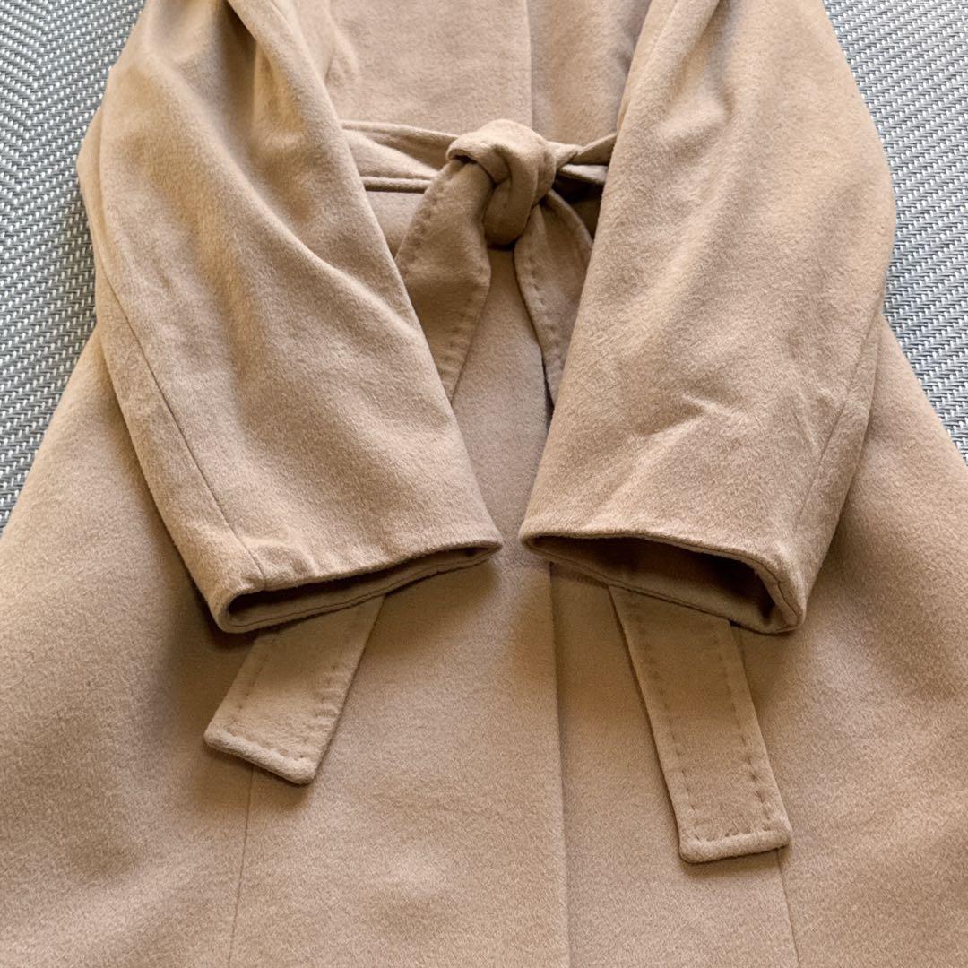 極美品 eternallous カシミヤ100% ベルテッドロングコート XL
