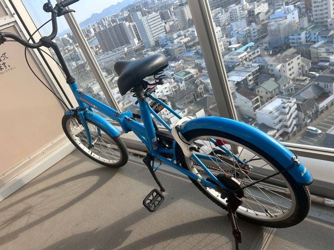 サイクルベースあさひ 折りたたみ自転車 ミモレット 20インチ ブルー