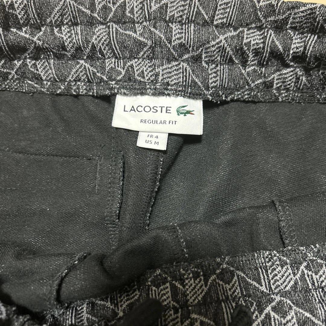 LACOSTE モノグラムジャカードトラックパンツ M