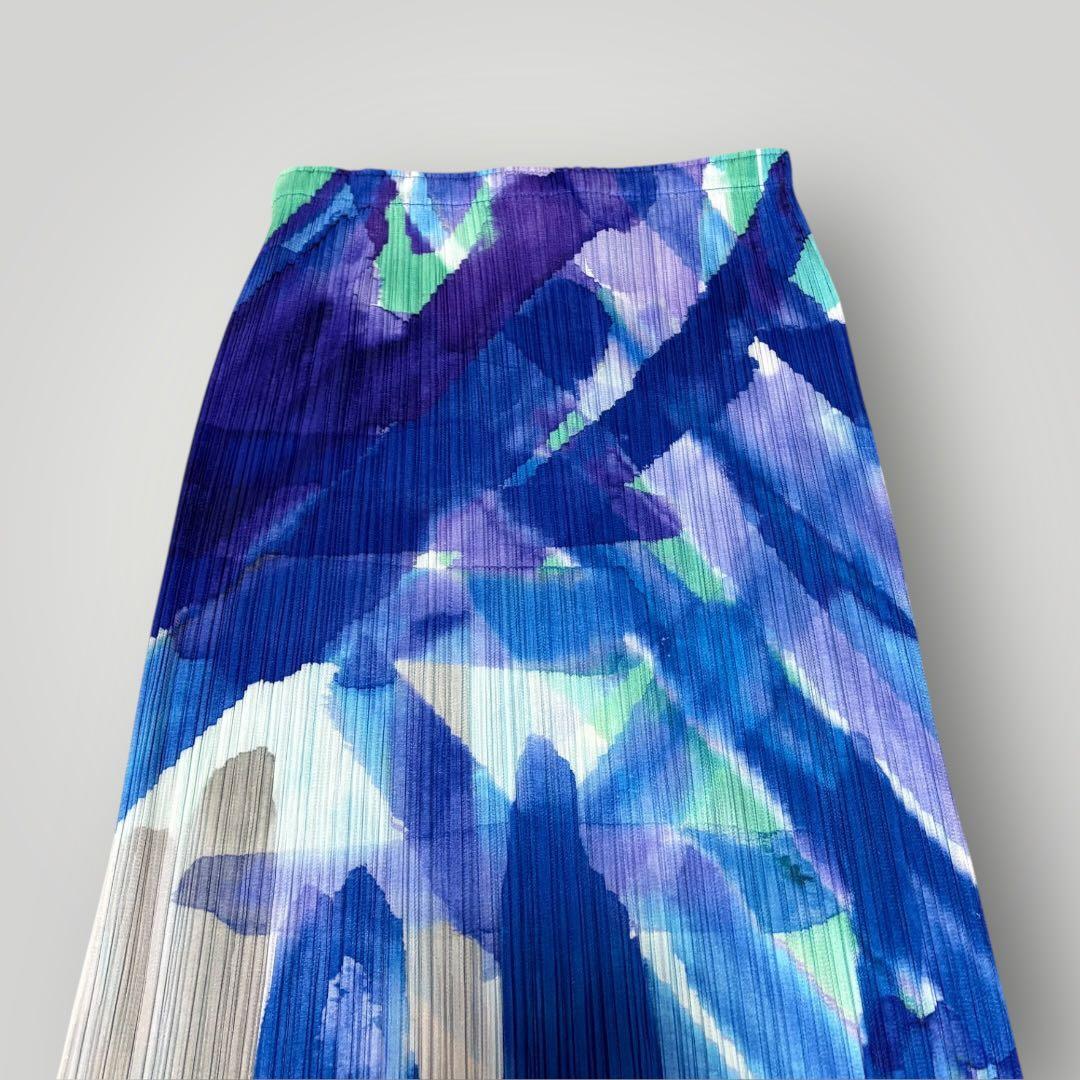 極美　PLEATS PLEASE ISSEY MIYAKE スカート　伸縮