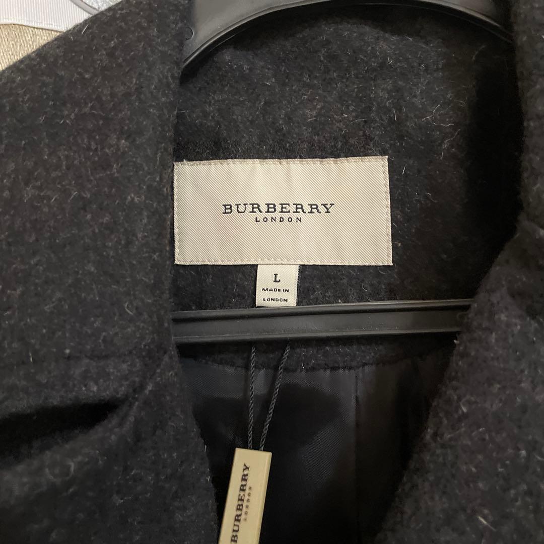 Burberry レディースコートLサイズ　ダークグレー