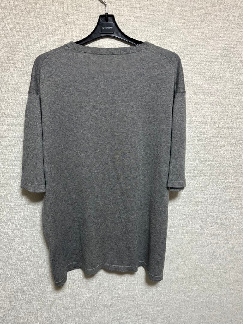 COMOLI カシミアシルクカットソー　ポケット付き