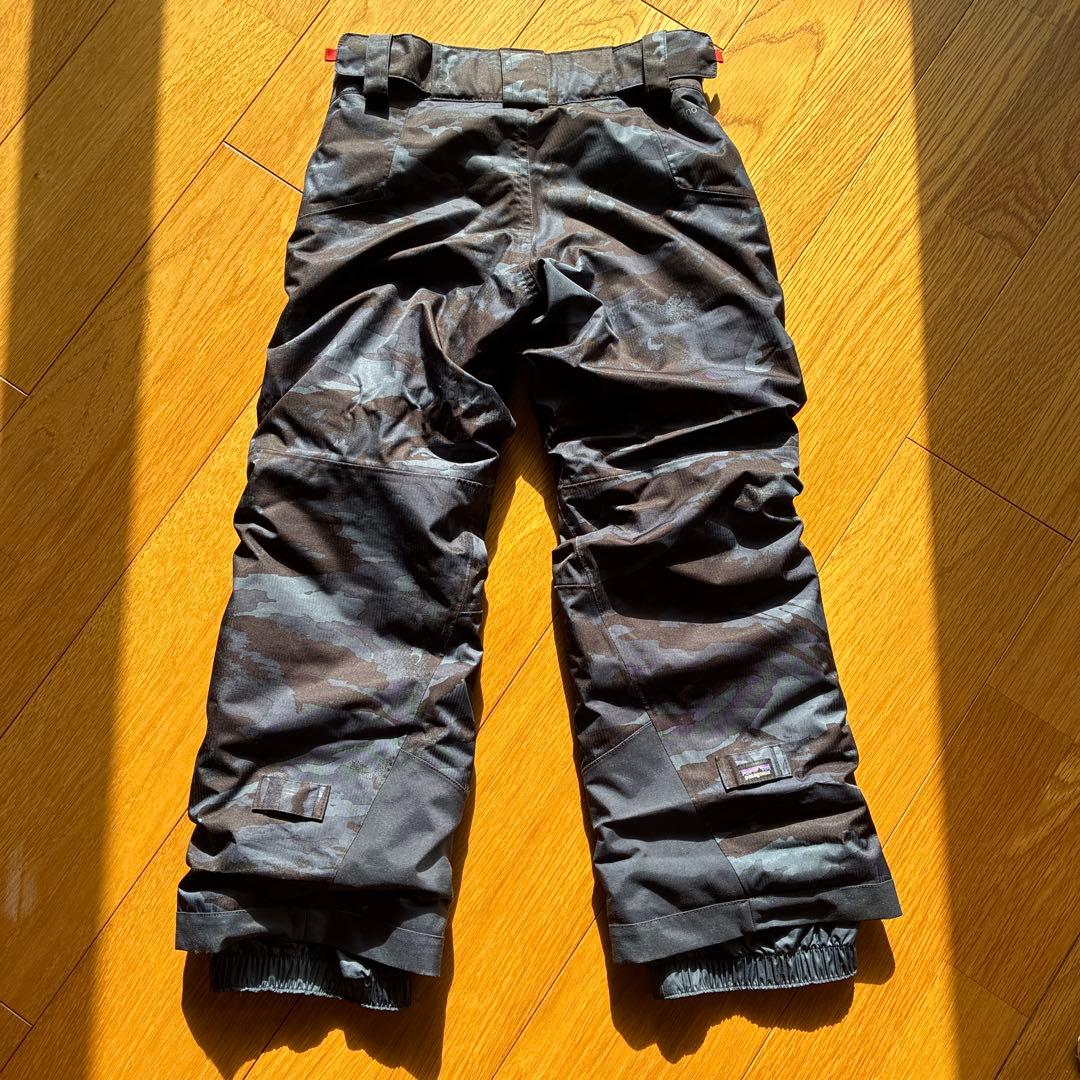 Patagonia 上下スノーウエアXS 120オレンジ&迷彩
