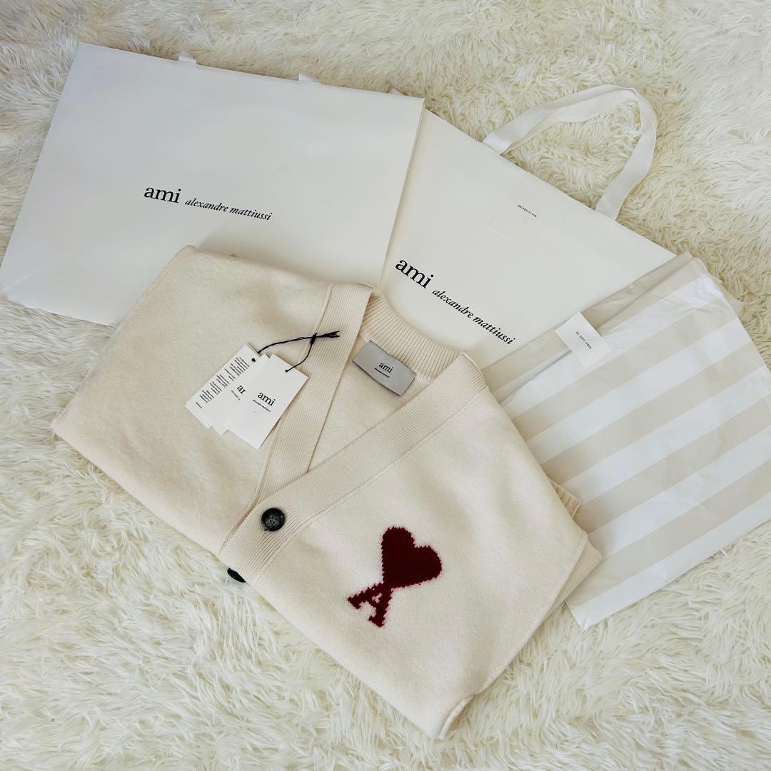 【正規品】 AMI PARIS アミパリス ニット カーディガンSサイズ