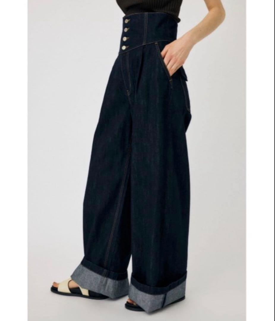 MOUSSY♡CORSET DESIGN バギーデニム
