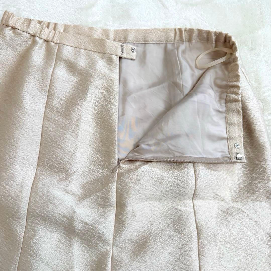 新品【ソワールドルチェリュクス】ロングスカート シルク セレモニー 大きいサイズ