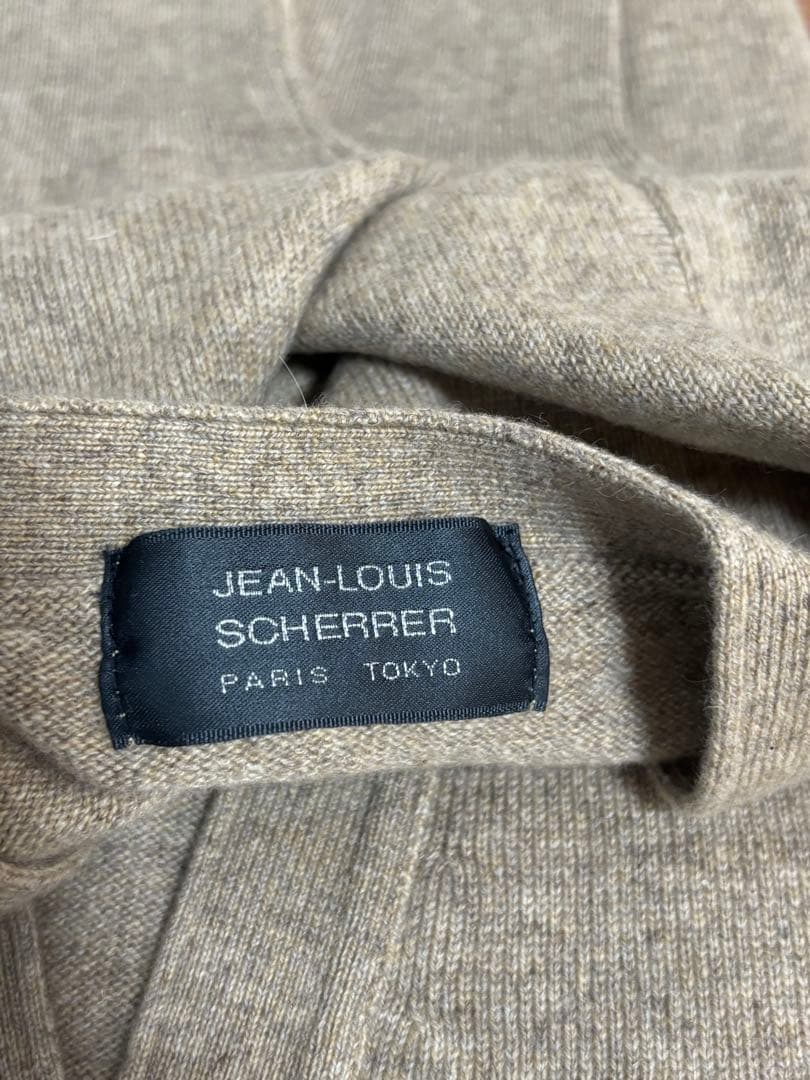 未使用JEAN-LOUIS SCHERRER カシミヤ100%カーディガン
