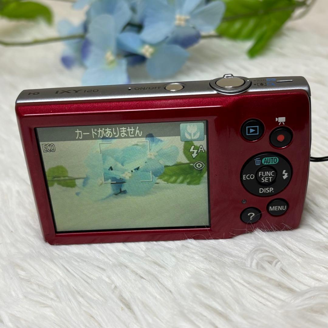Canon カメラ　IXY 120 PC2048 充電器　赤 コンデジ　動作品