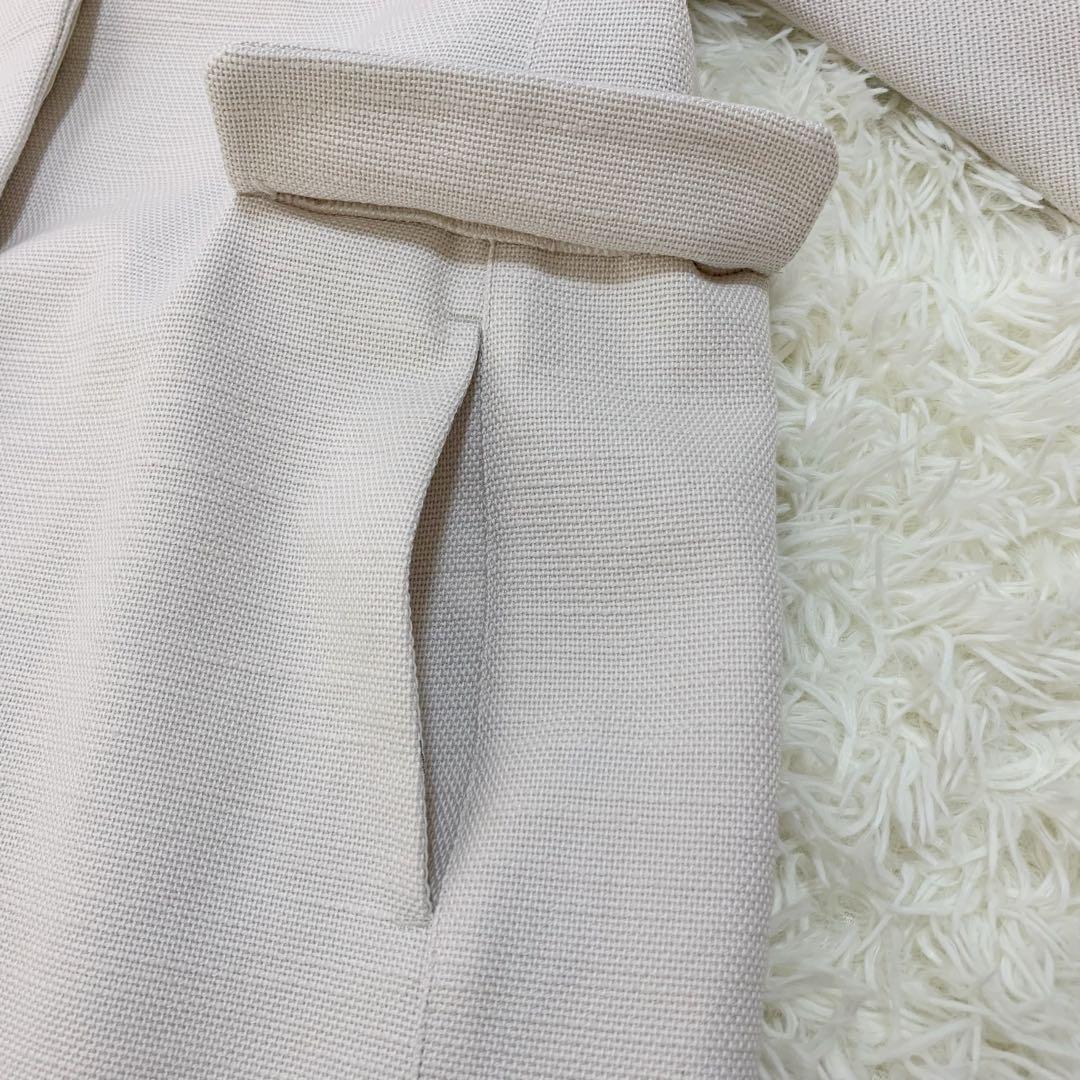 'S Max Mara コットン リネン フリンジ ジャケット シルク袖裏地