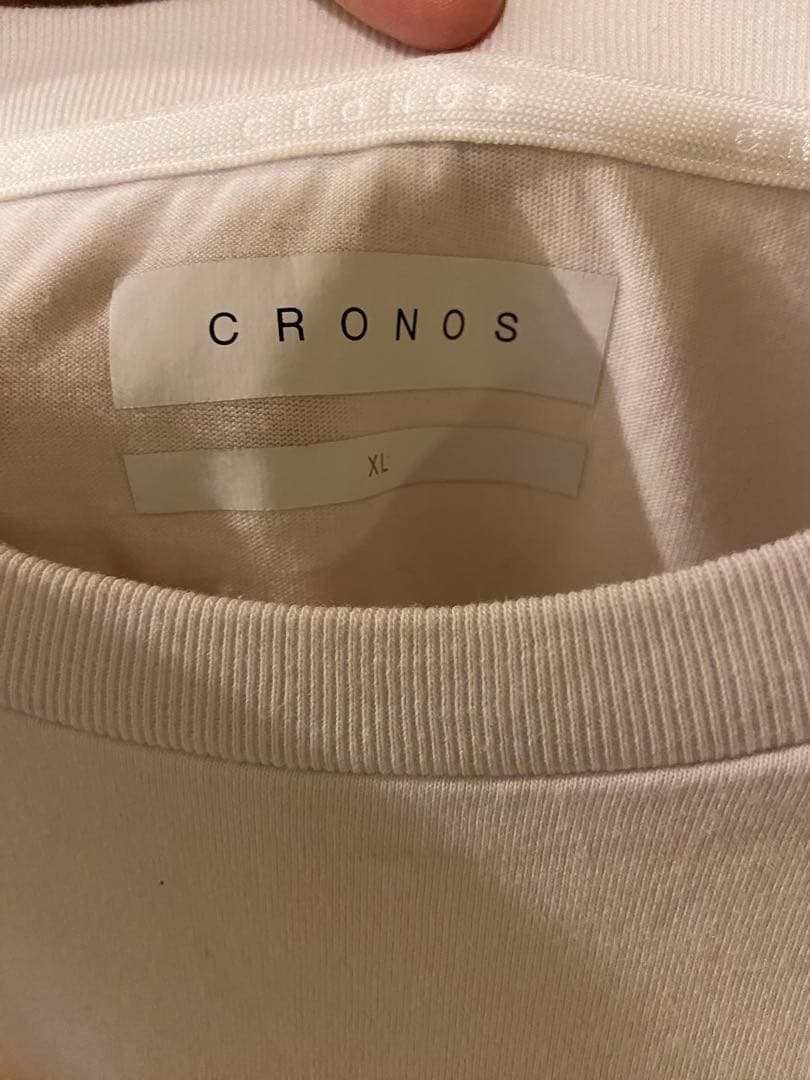 CRONOS XL Tシャツ ホワイト/ブラック
