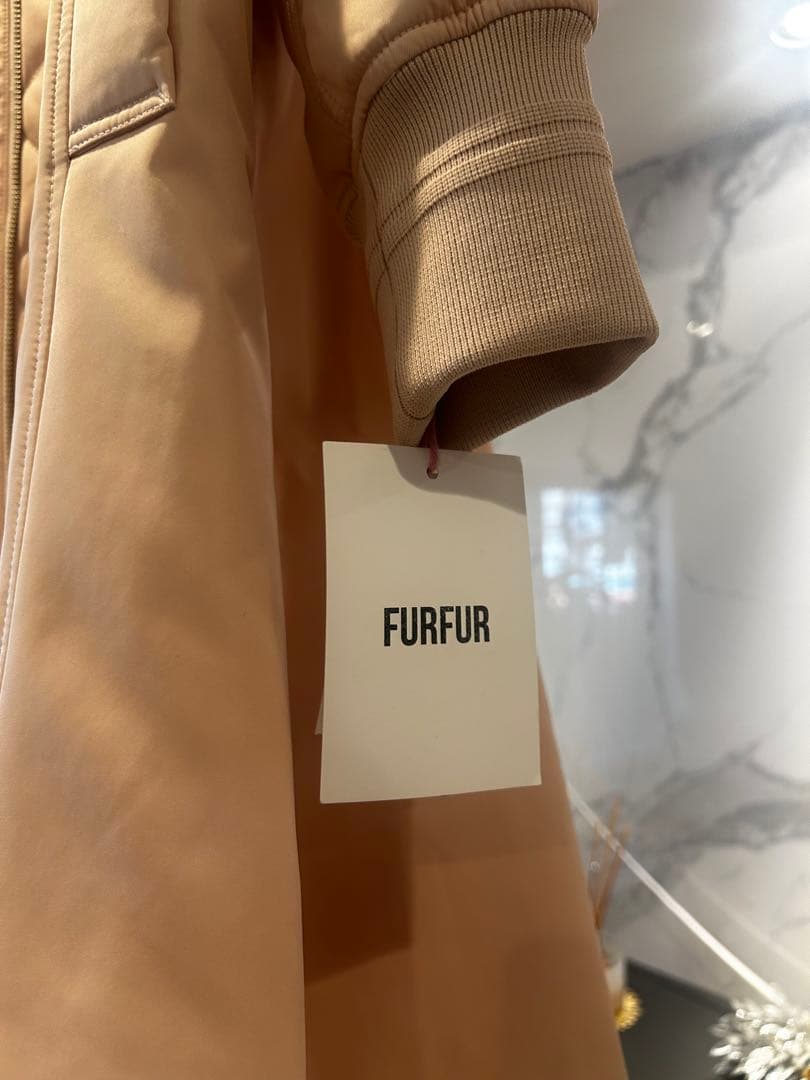 完売品　FURFUR MA-1 フレアロングコート新品 ファーファー　新品