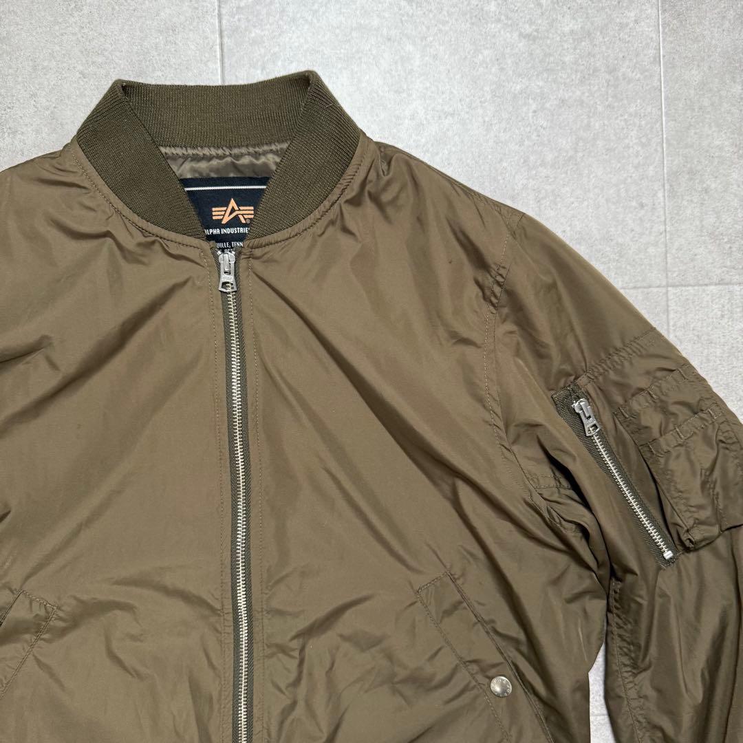 ALPHA INDUSTRIES MA-1 ボンバージャケット オリーブ M