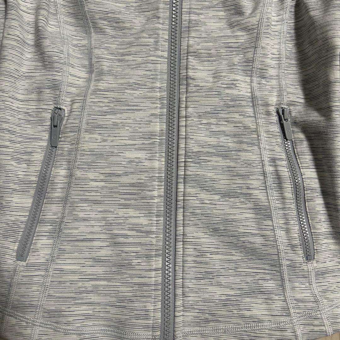 美品✨lululemon Define Jacket ライトグレーサイズ6 Ｍ