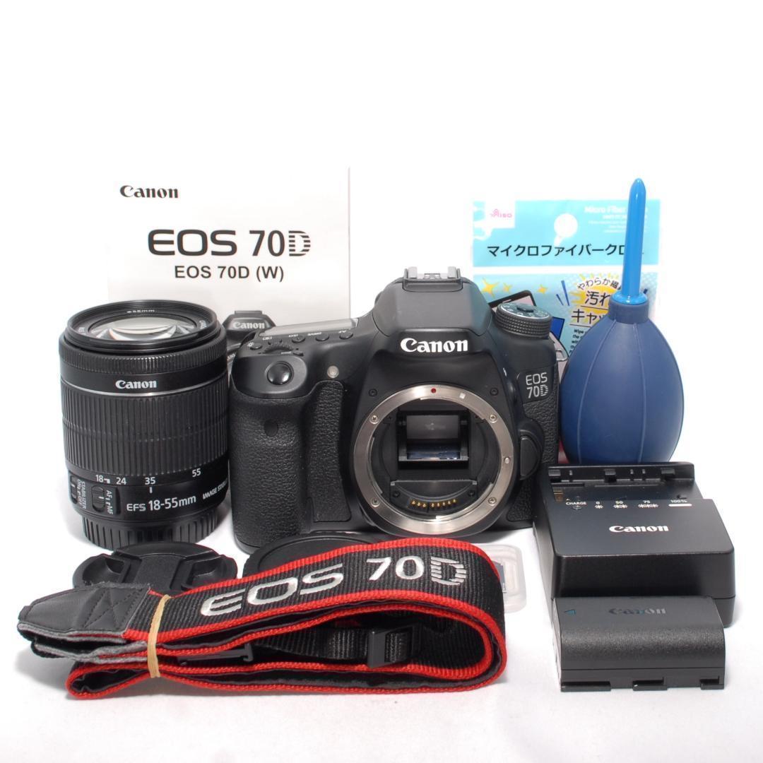 ✨Canon EOS 70D ✨高性能モデル✨高速AF＆手ぶれ補正✨一眼レフ