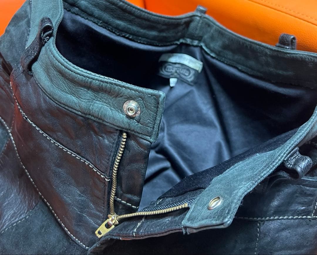 JOHN CHERPAS×Marquistone レザーパンツ　y2kアーカイブ