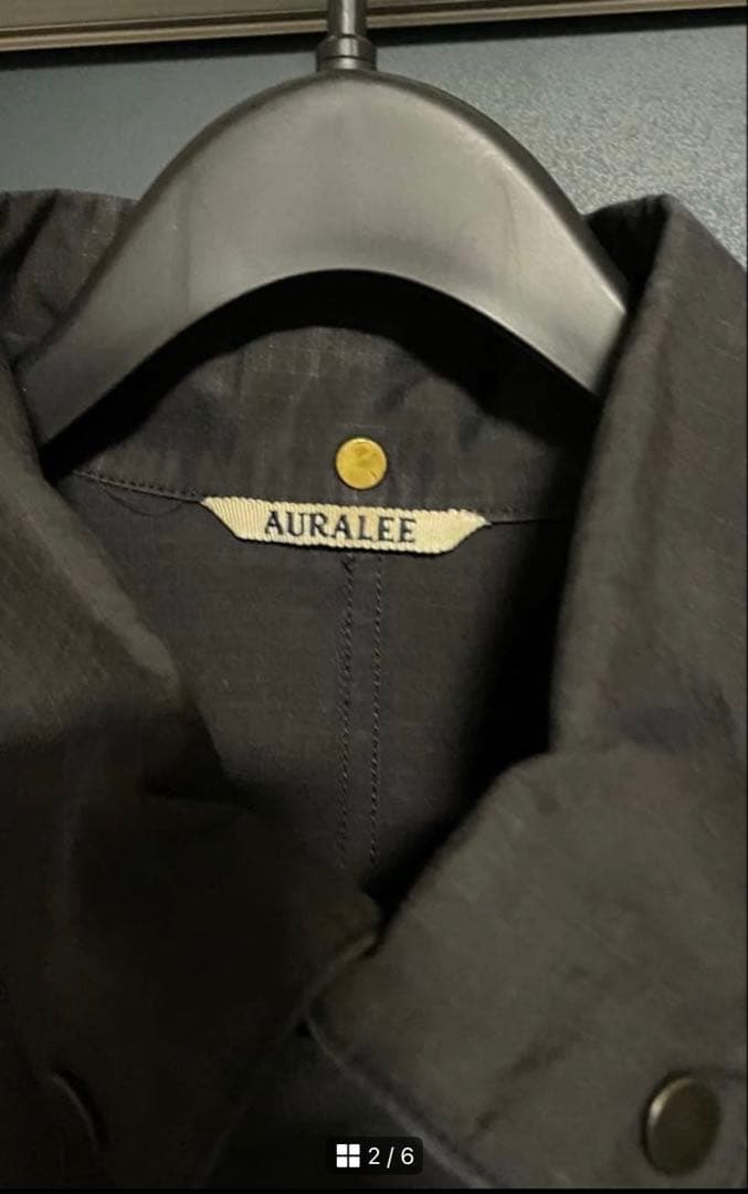 ジャケット・アウター AURALEE WASHED CHAMBRAY FIELD BLOUSON