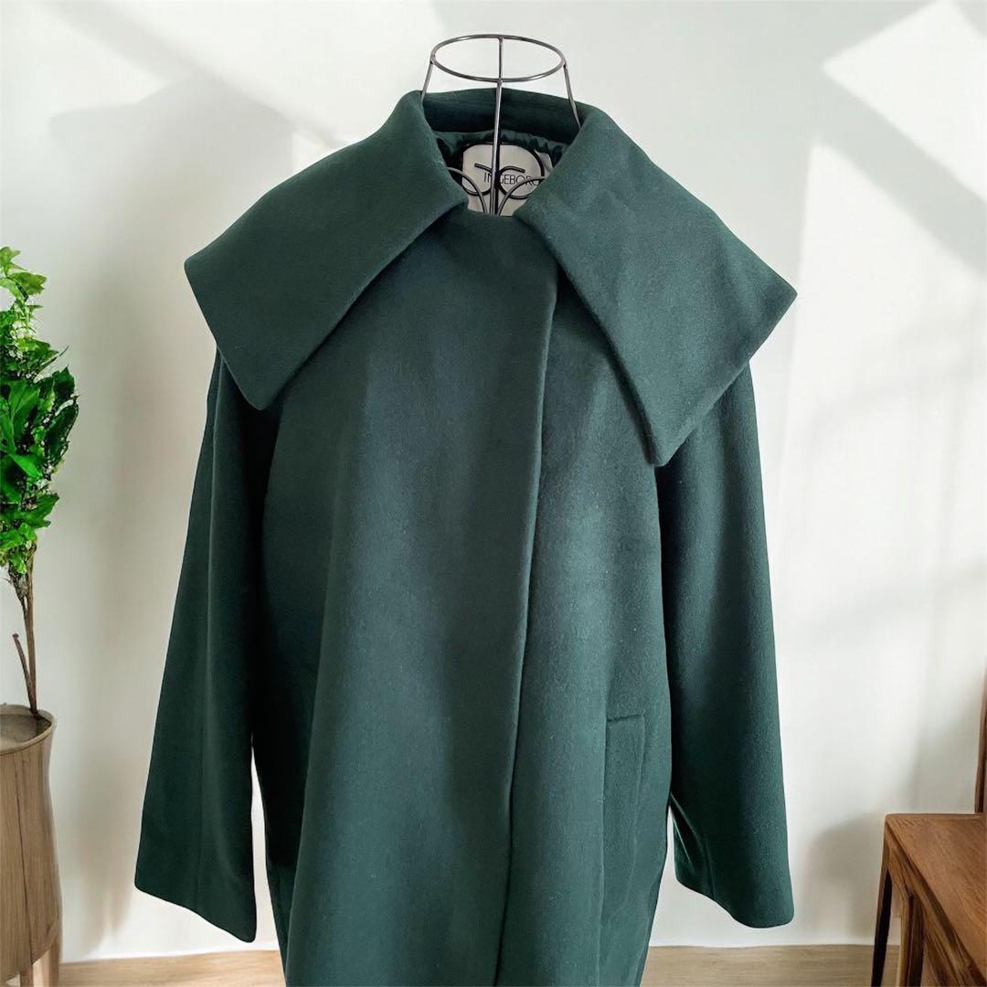 INGEBORG インゲボルグ24AW 完売品ウールフランネル ロングコート美品