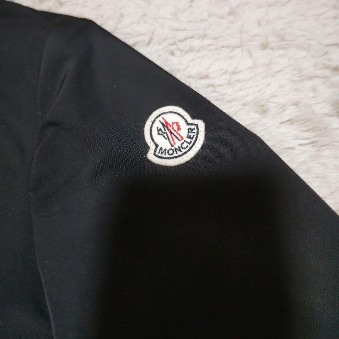 【限定値下】MONCLER ブラック ダブルブレスト　ナイロンスプリングコート